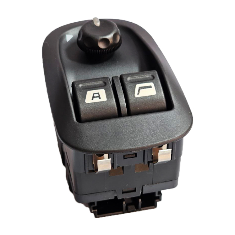 کلید شیشه بالابر ۲۰۶ تیپ ۵ قدیم دو سوکت - کلید شیشه بالابر ۲۰۶ تیپ ۵ قدیم 