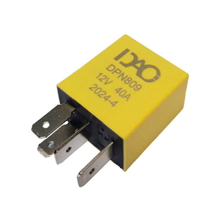 میکرو رله 4 فیش زرد - میکرو رله 4 فیش 