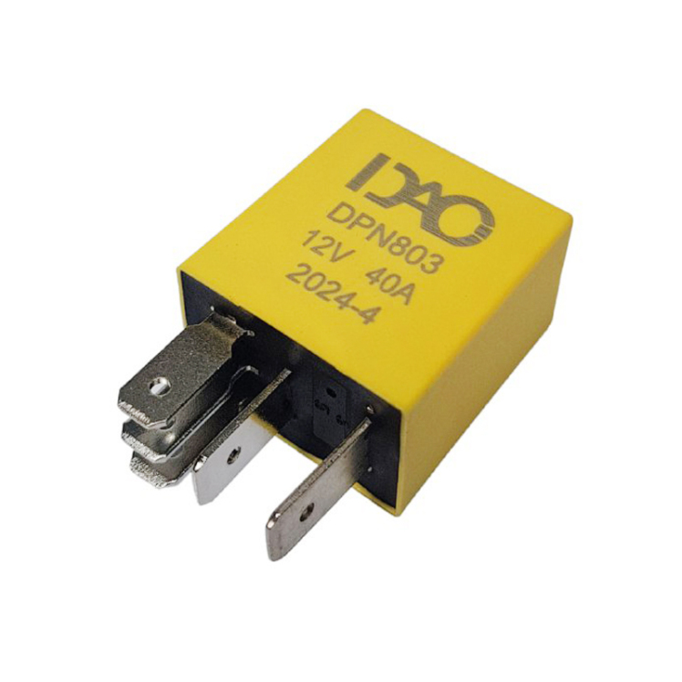 میکرو رله 5 فیش زرد 40 آمپر - میکرو رله 5 فیش 40 آمپر 